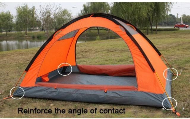 Flytop 3-4 Season 2-Person Double Layer Backpacking Tentの通販はau