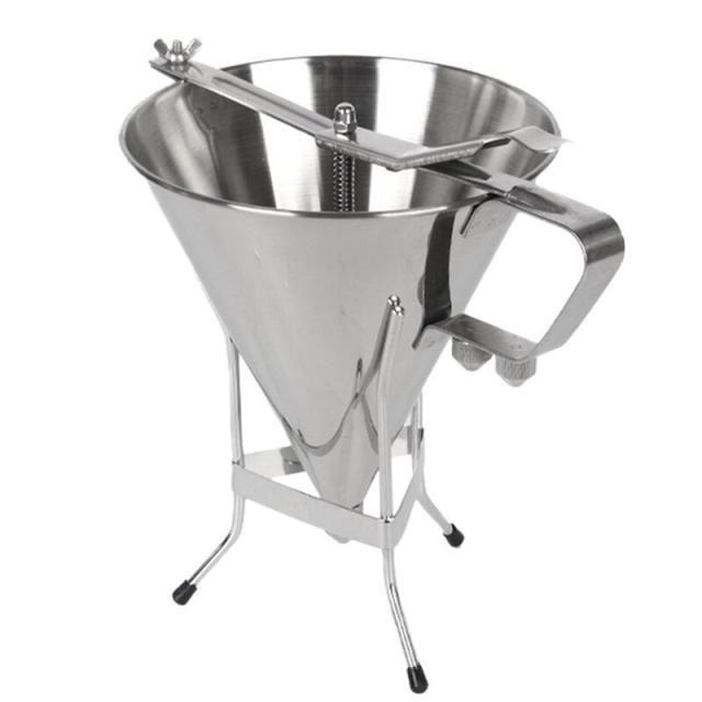 【本格タコパ】お菓子作り調理器具チョコレート 1.75L たこ焼き 粉つぎ ステンレス 漏斗 鯛焼き 業務用パティシエ道具