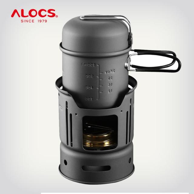 クッカーセット 調理器具 アウトドア アルコール ストーブ ALOCS