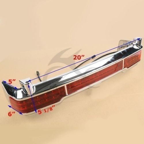 クローリーLEDテールランニングブレーキライトハーレーツーリングトランクキングツアーパックラップアラウンド09-13 汎用品の通販は 14,349円