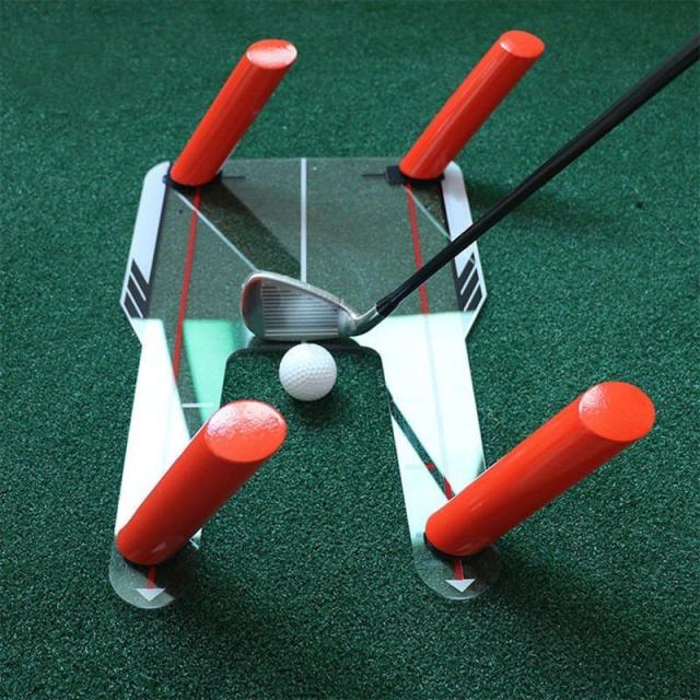 ゴルフアライメントトレーナー スイング練習器具 トレーニング アクセサリーツール_1