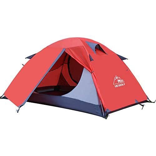 並行輸入品Hewolf Backpacking Tent Lightweight Tent for 2 PersonTent