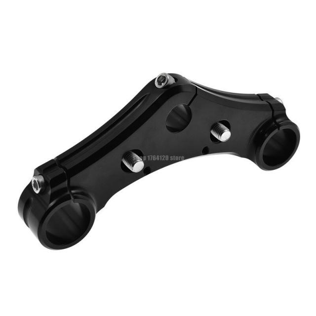 ハーレー スポーツスター XL1200X 48 フォーティーエイト トップブリッジ トリプル クランプ 2010-2015 グロスブラック_3