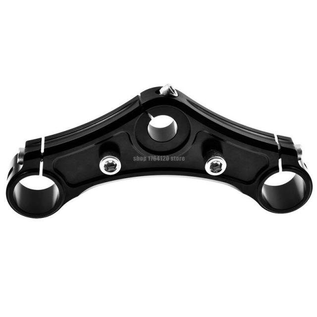 ハーレー スポーツスター XL1200X 48 フォーティーエイト トップブリッジ トリプル クランプ 2010-2015 グロスブラック_4
