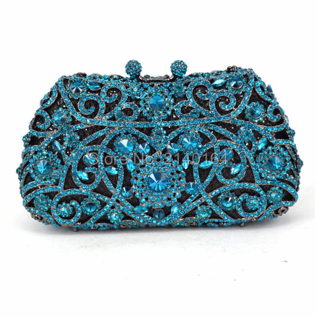 〇レディース 高級パーティーバッグ クラッチ イブニングバッグ ラインストーン 結婚式 キラキラ ビジュー ジュエリー 2way