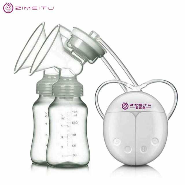 ZIMEITU Double Electric breast pumps パワフル Nipple Suction USB Electric Breast Pump with〜