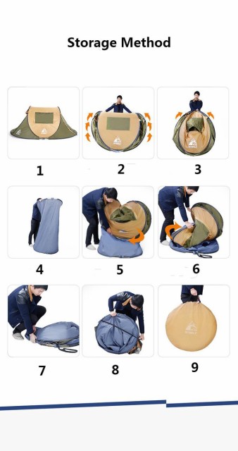 ドーム型テント 4-5人 ポップアップ アウトドア キャンプ 登山 釣り UV