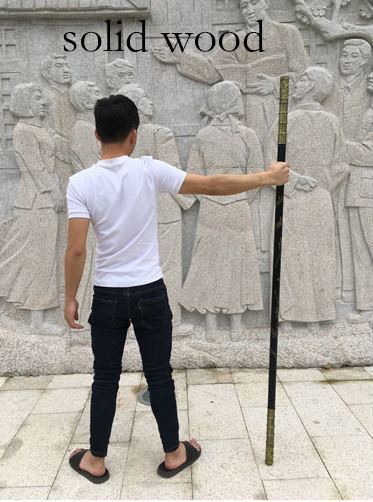 本格仕様 如意棒 西遊記 孫悟空 木製 耐久性有 映画 練習 小道具