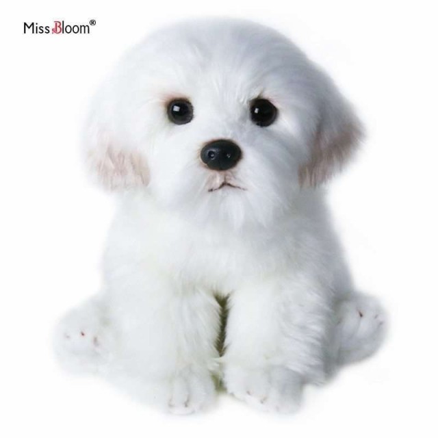 ぬいぐるみ 犬 ビションフリーゼ 子犬 かわいい 白 M L2匹セットの通販はau Pay マーケット リンクルモイスト