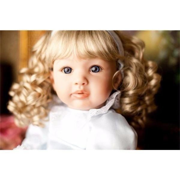リボーンドール 赤ちゃん人形 金髪 カールヘア 衣装付き プリンセスドール トドラードール ベビードール 24インチの通販はau Pay マーケット リンクルモイスト