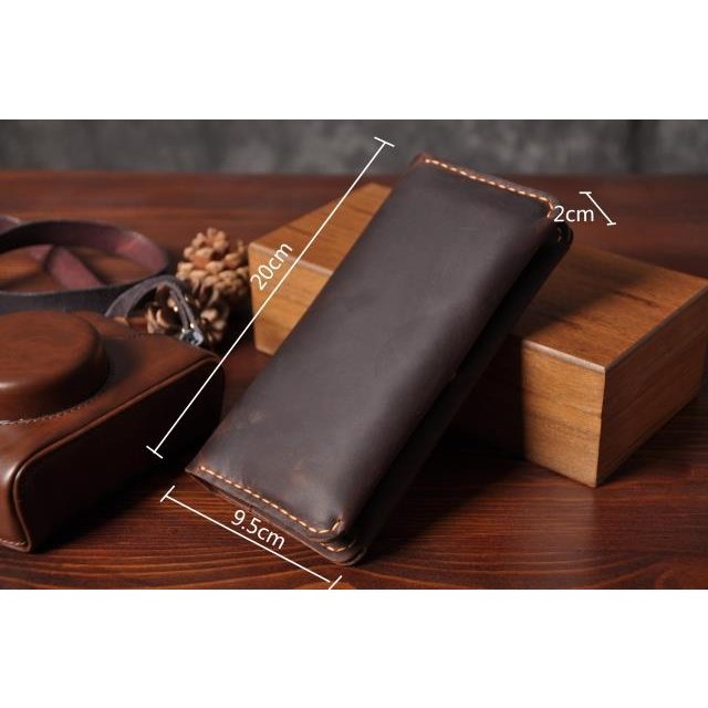 長財布 本革 メンズ 札入れ 小銭入れ無し 二つ折り カードケース ハンドメイド ヴィンテージ 長財布 本革 メンズ 札入れ 小銭入れ無し 二つ折り カードケース