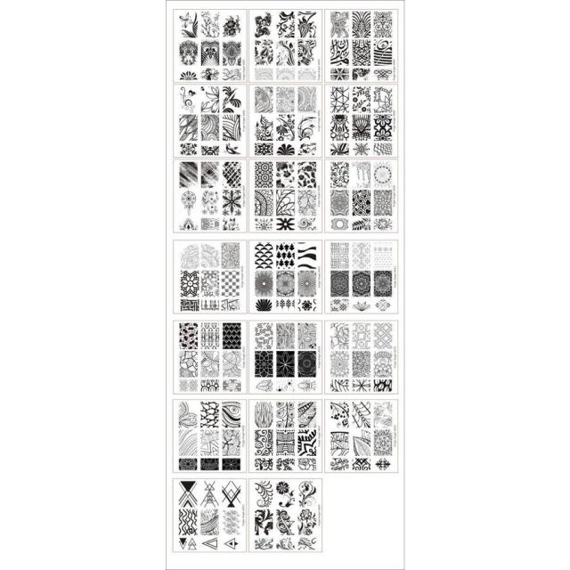 スタンピングネイル スタンパー プレート セット 35ピース 海外ブランドの通販はau Pay マーケット リンクルモイスト