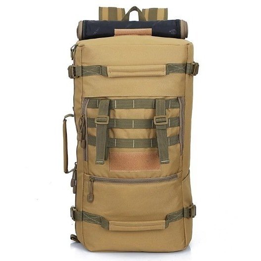 バックパック 登山バッグ 大容量 50L キャンプバッグ ホットトップ品質  新軍事戦術の通販は 7,330円