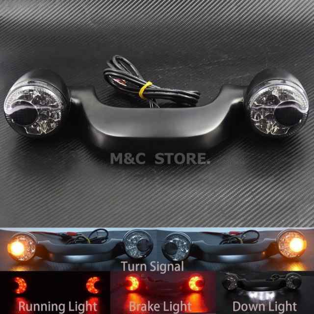 テールランプ ハーレー バイク スモークレンズ LED ブレーキライト