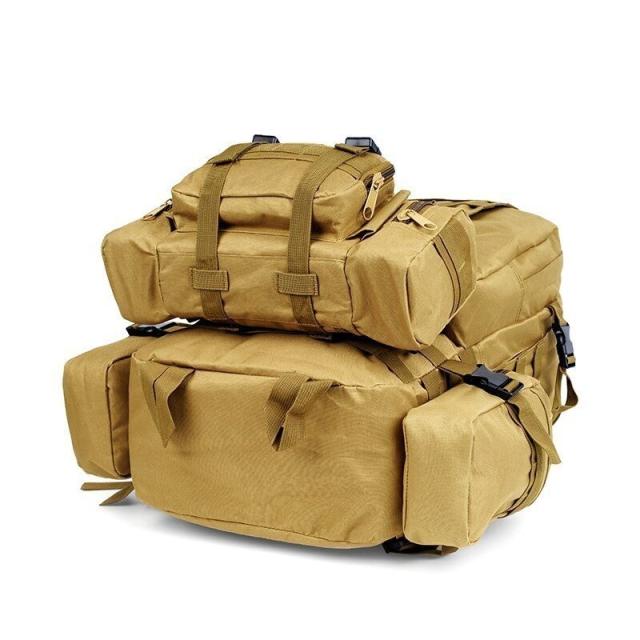 バックパック 大容量 メンズ 防水 キャンプ ミリタリー  50l 4in1 600D_2