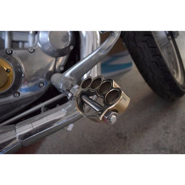 ハーレー フットペグ ヴィンテージ ナックル型 日本入手困難 高級 真鍮 カフェレーサー XL883R 883L 48 sportster_4