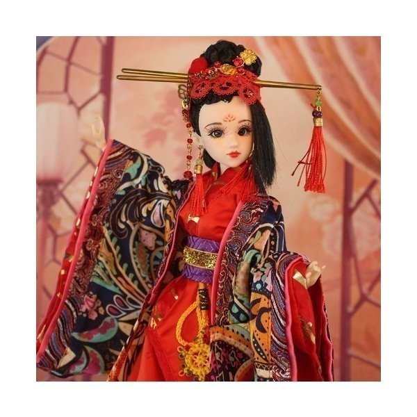 中国人形 千年花妖 華やか 女の子 お祝い おとぎ話 ハンドメイド 伝統 