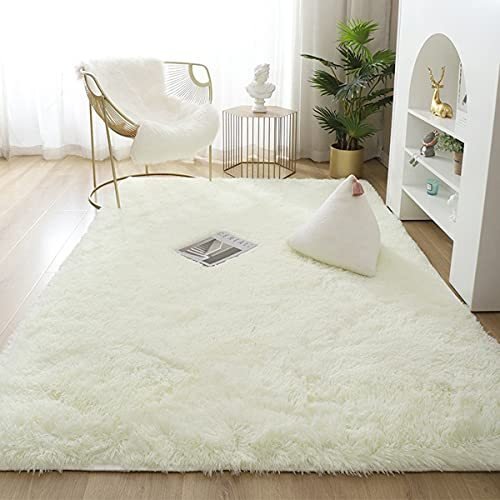 送料無料 Achiiso Soft Living Room Rugs Thick Pile Plush Area Rugs Anti-Slip Carpet Luxury Fluffy Rugs for Floor Living R 16,110円