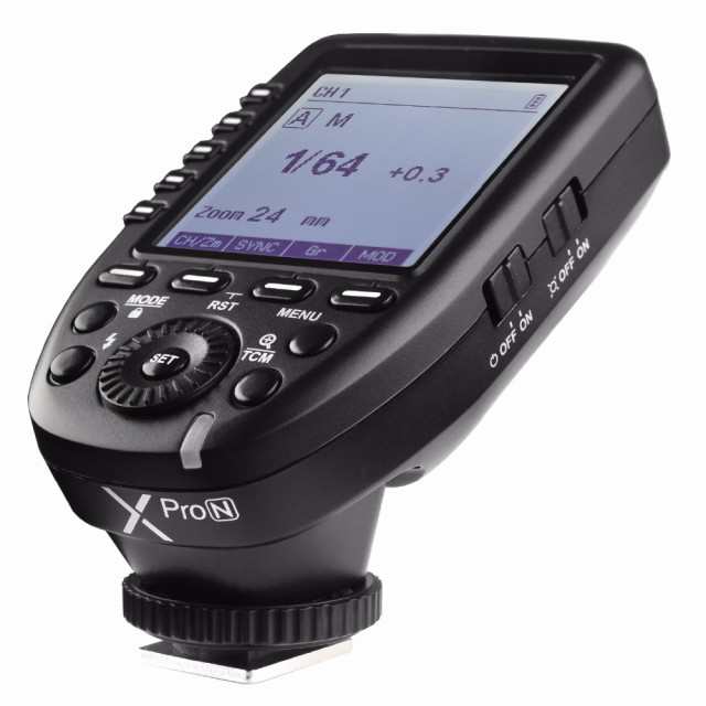 Godox Xpro-N i-TTL II 2.4Gワイヤレスフラッシュトリガー高速同期1 / 8000s Xシステム、ニコンD5