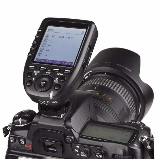 Godox Xpro-N i-TTL II 2.4Gワイヤレスフラッシュトリガー高速同期1 / 8000s Xシステム、ニコンD5