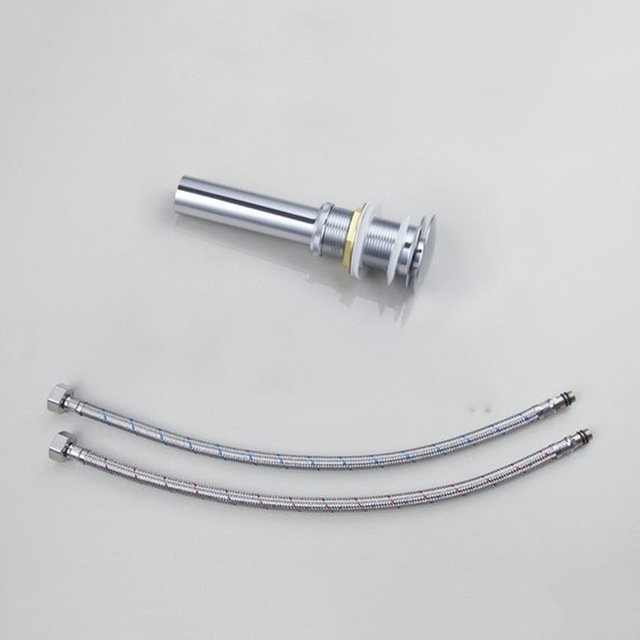 KEMAIDI滝注ぎ口盆地黒蛇口+浴室のシンク洗面器強化ガラス手塗りの油でこすり青銅仕上げ蛇口