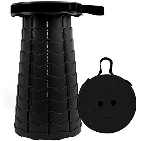 送料無料 GOWITA Upgraded Retractable Folding Stools - 3rd Gen Portable Sturdy Telescoping Camping Stool Lightweight Plas