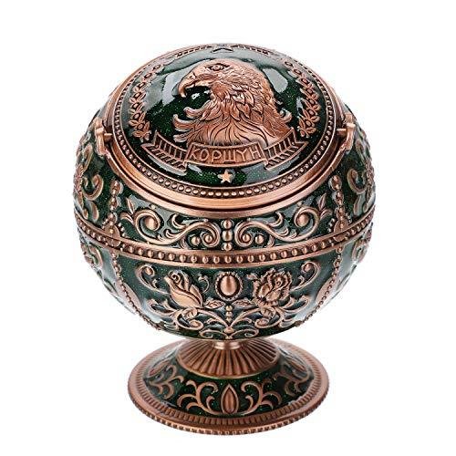 送料無料 ヴィンテージ 防風灰皿 蓋付き タバコ メタル ポータブル 葉巻 灰皿 消臭 屋外 屋内の通販は 7,047円