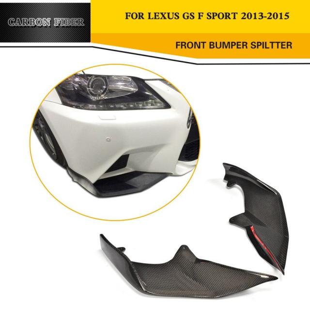 レクサス GS カナード フロントリップ フロントハーフ エアロ カーボン素材  GSF GS350の通販は