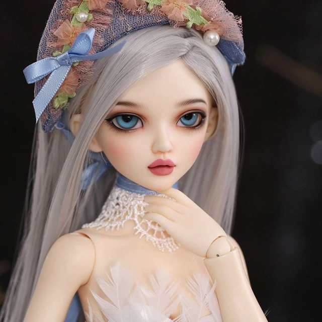 BJD ドール 本体 球体関節人形 SD ウィッグ ドール衣装 靴 セット 眼球