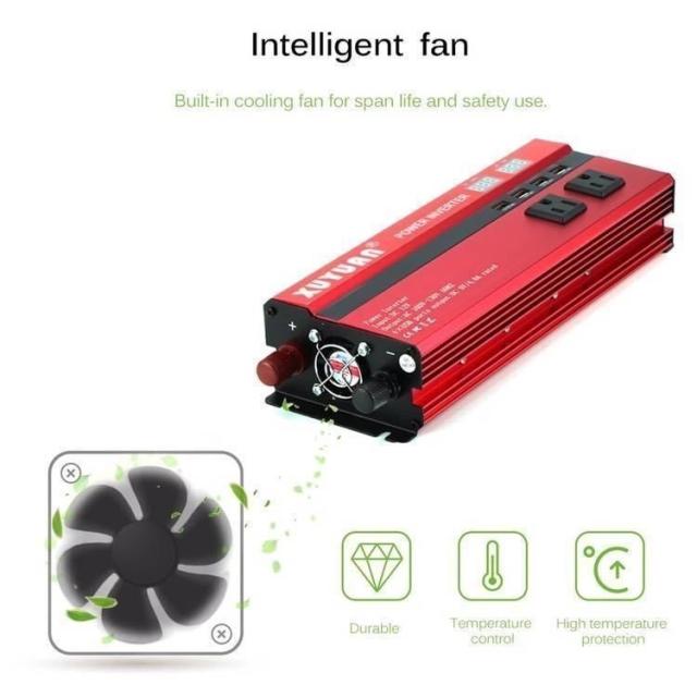 AC110 / 220V 正弦波コンバーター4 USBインターフェイス 4000W / 5000W カーパワーインバーターLED DC12 / 24V　A1622 : 4000W&frasl;5000W カーパワーインバーター LED DC12&frasl;24V から