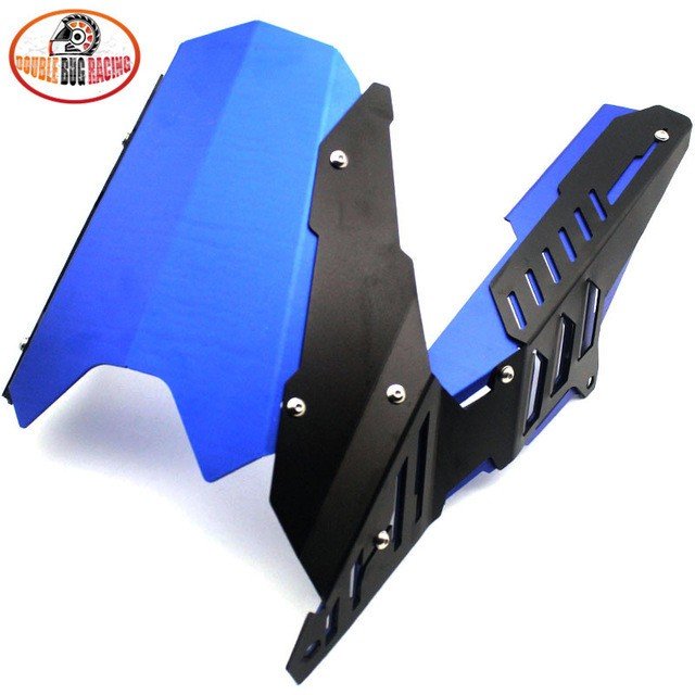 オートバイ CNC リアフェンダーマッドガードチェーンガードカバーヤマハ YZF R25 R3 MT-03 MT03 AT4322