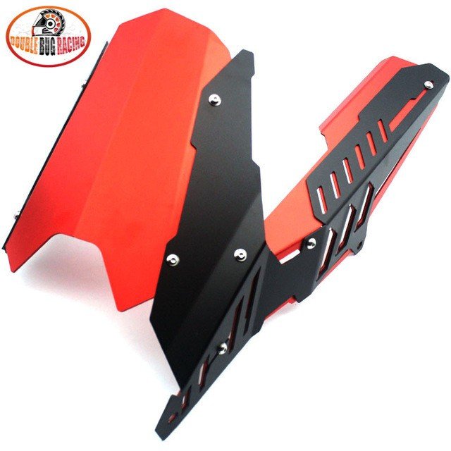 A シリアル オートバイ CNC リアフェンダーマッドガードチェーン