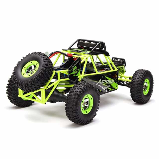 WLtoys 12427 2.4G 1/12 4WD LEDライト付きクローラーRCカー