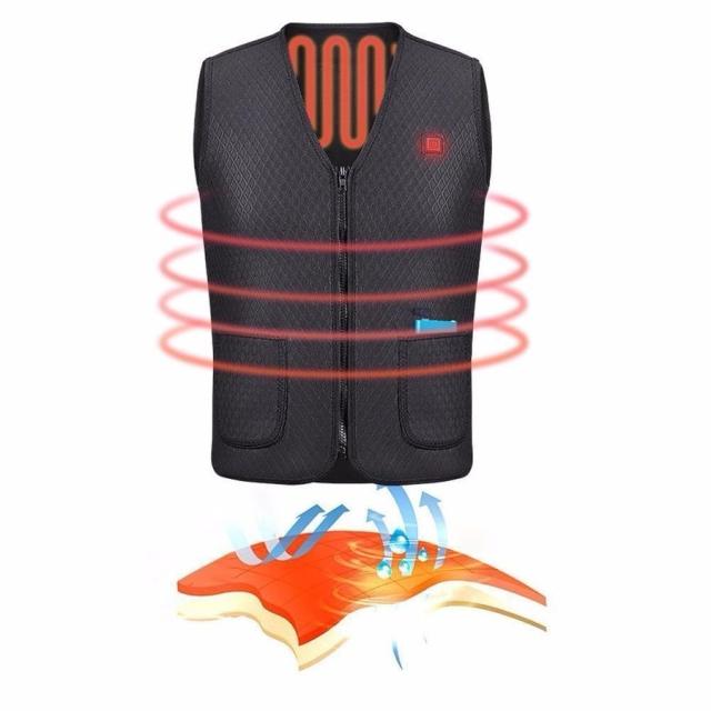 アウター Outdoor Riding Skiing Fishing USB Charging Heated Vest Warm Hiking Vests Thermal Hunting T
