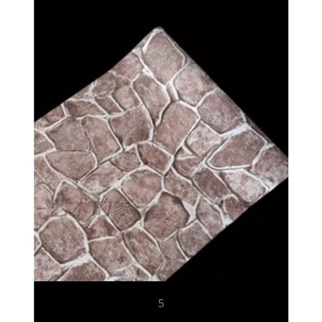 壁紙 ウォール ステッカー シール 防水 石壁 キッチン 浴室 対応 45cm×10m カラー5の通販は 5,904円