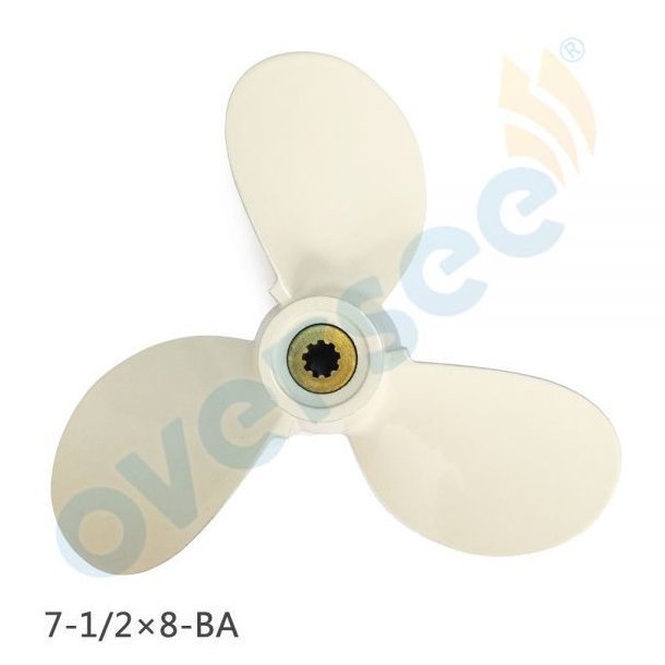 監督船外機ヤマハ船外 4、5 HP アルミプロペラ Pervane 6E0-45941-01-EL 3 × 7 1/2