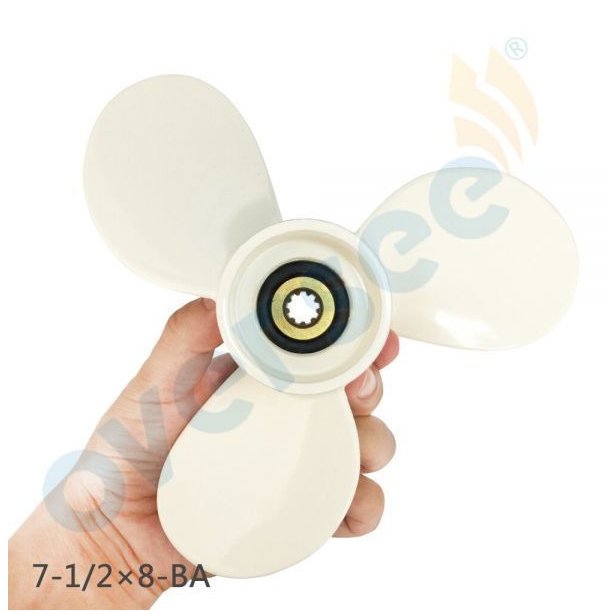 監督船外機ヤマハ船外 4、5 HP アルミプロペラ Pervane 6E0-45941-01-EL 3 × 7 1/2_2