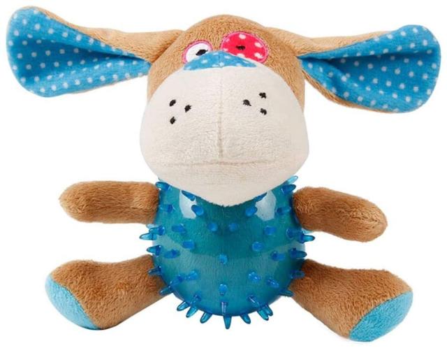 ペットぬいぐるみ ピンクTPR素材犬のおもちゃ噛み付きにくいペットぬいぐるみリンギングきれいな歯インタラクティブトレーニングペット用の通販は 5,840円