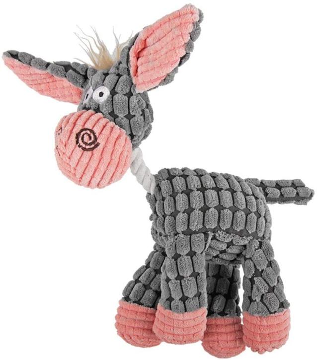 ペットのおもちゃの犬のおもちゃ、きしむ噛むおもちゃの摩耗とかみ傷の抵抗発声（小および中犬） (Color : Pink)の通販は 5,443円