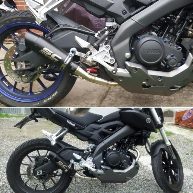 フルエキゾースト マフラー ヤマハ YZF R15 MT 15 125 排気 エキパイ ステンレス_1