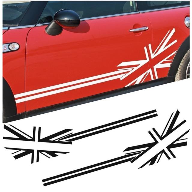 ミニクーパー ステッカー デカール ドアサイド ユニオンジャック R50 R53 F55 F56 R52 R56 R57 R58 R59 R60 R61 6,171円