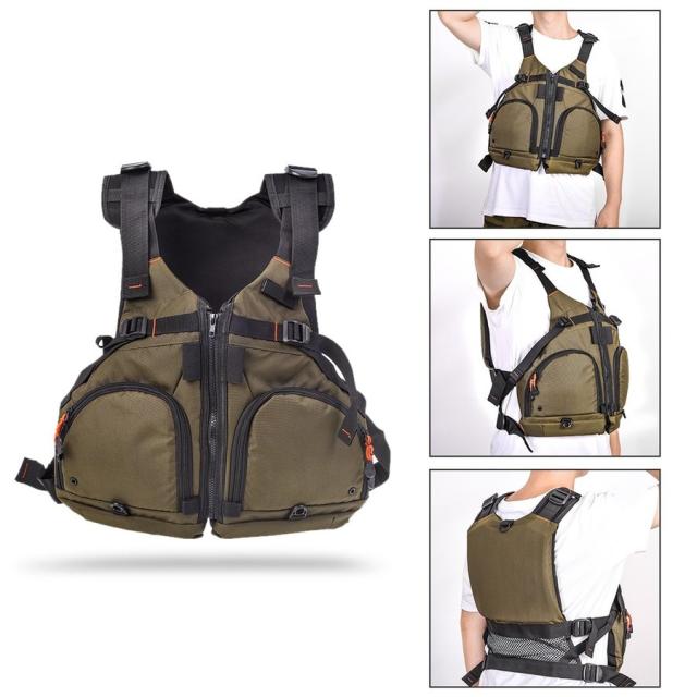 1546 Blusea Fly Fishing Jacket Adjustable Breathable Kayaking