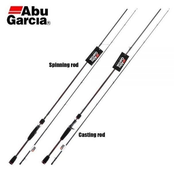 オリジナル アブ ガルシア 黒 BMAX BAITCASTING ルアー 釣竿 1.98m 2.13m 2.44m カーボン