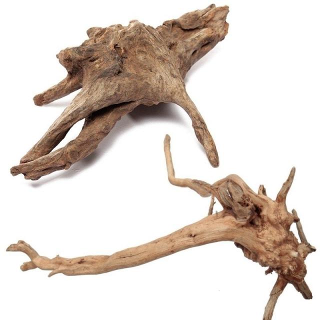 Natural Root of tree アクアリウム Wood. Submerged Sinkable ドリフトwood Dead-wood moss plant