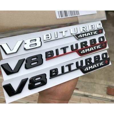 5 セット V8 ビトゥルボ 4 MATIC + 車フェンダーエンブレムステッカーメルセデスベンツ AMG W117 CLA4の通販は 8,047円