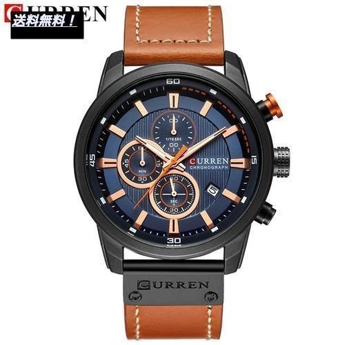 腕時計 メンズ 防水 トップ高級 ブランド クロノグラフ クォーツ スポーツ CURREN Relogio Masculino_1