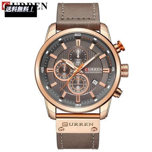 腕時計 メンズ 防水 トップ高級 ブランド クロノグラフ クォーツ スポーツ CURREN Relogio Masculino_2