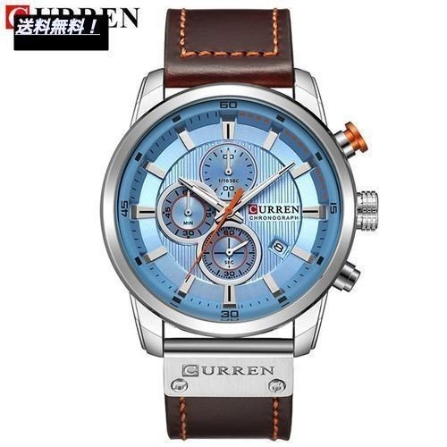 腕時計 メンズ 防水 トップ高級 ブランド クロノグラフ クォーツ スポーツ CURREN Relogio Masculino_3