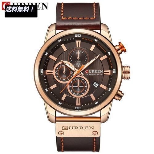 腕時計 メンズ 防水 トップ高級 ブランド クロノグラフ クォーツ スポーツ CURREN Relogio Masculino_4