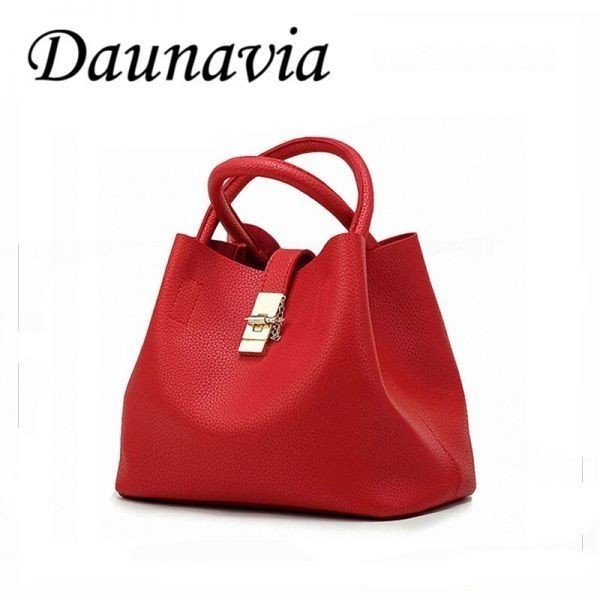 ハントバッグ レディース トートバッグ 高品質 海外人気ブランド DAUNAVIA 新品 レッド E3316の通販は 6,350円